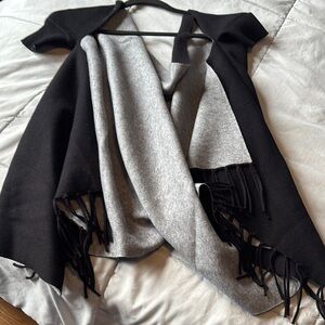 Elegant Black and Gray Women's Sweater